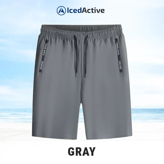 IcedActive - Unisex Ice Silk Quick Drying Stretch Shorts - Hot Sale 50% Off