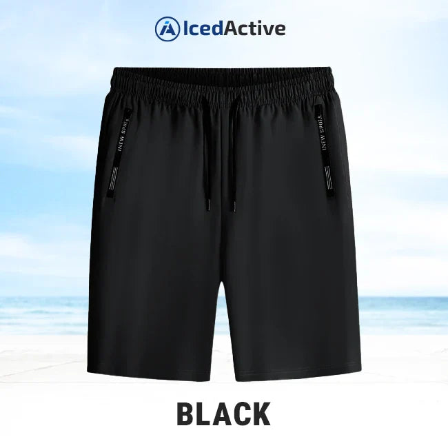 IcedActive - Unisex Ice Silk Quick Drying Stretch Shorts - Hot Sale 50% Off